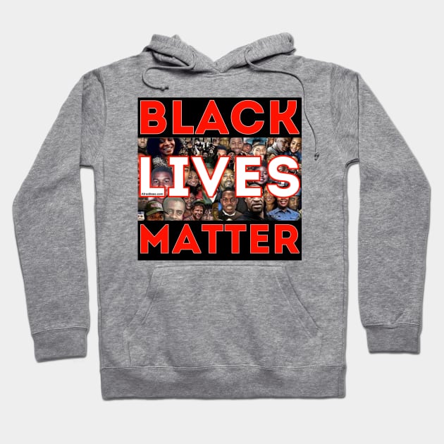 Black Lives Matter Hoodie by Afroditees